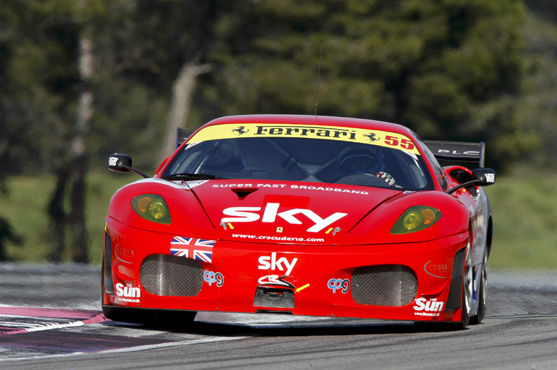 Illustration for article titled 2009 FIA GT Racers Trot Out For Spring Testing In France